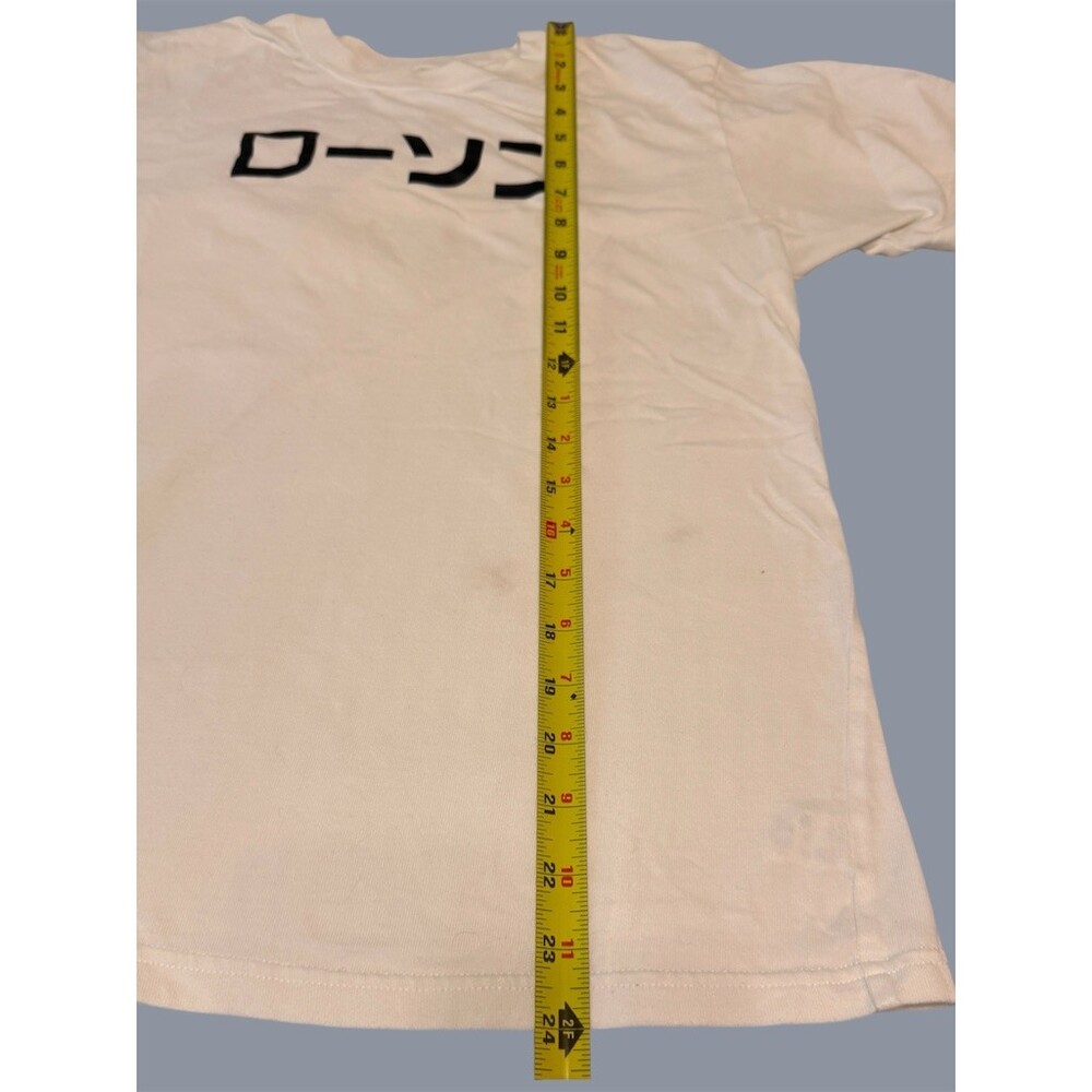 Lot of 2 Lawson T-Shirt Unisex Size M White Japan Konbini Logo Graphic - Picture 5 of 7